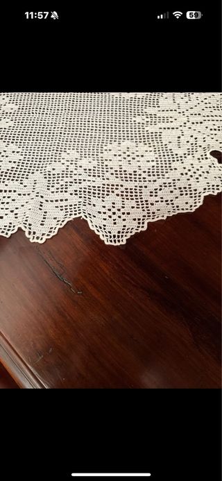 Centro uncinetto fatto a mano