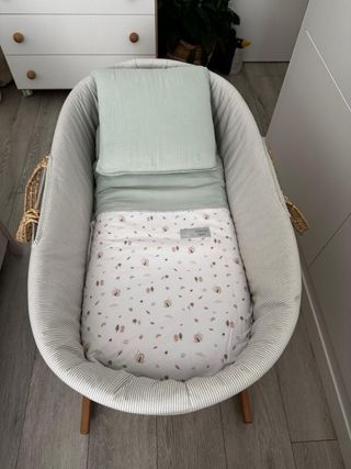 Moisés bebé Cambrass verde menta