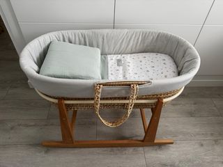 Moisés bebé Cambrass verde menta