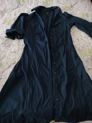 Vestito  cotone Mango blu