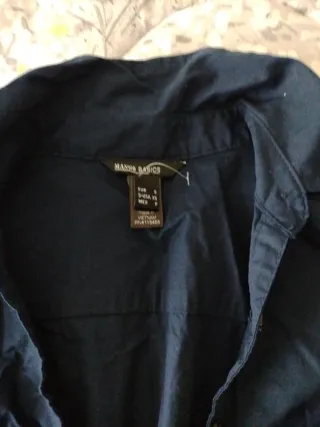 Vestito  cotone Mango blu