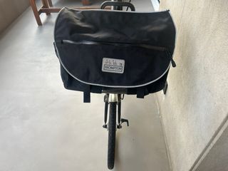 Bicicleta pieghevole Brompton gialla