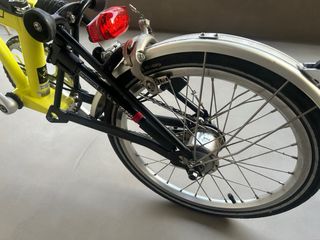 Bicicleta pieghevole Brompton gialla