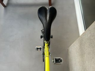 Bicicleta pieghevole Brompton gialla