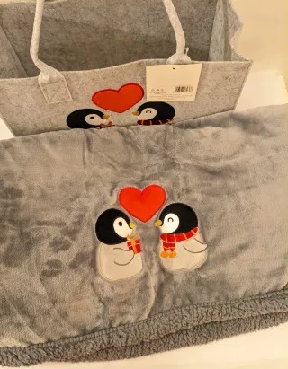 Trousse Plaid Zambaiti - Pinguini Innamorati