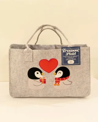 Trousse Plaid Zambaiti - Pinguini Innamorati