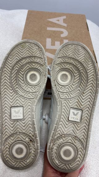 Zapatillas Veja Beige y Rosa