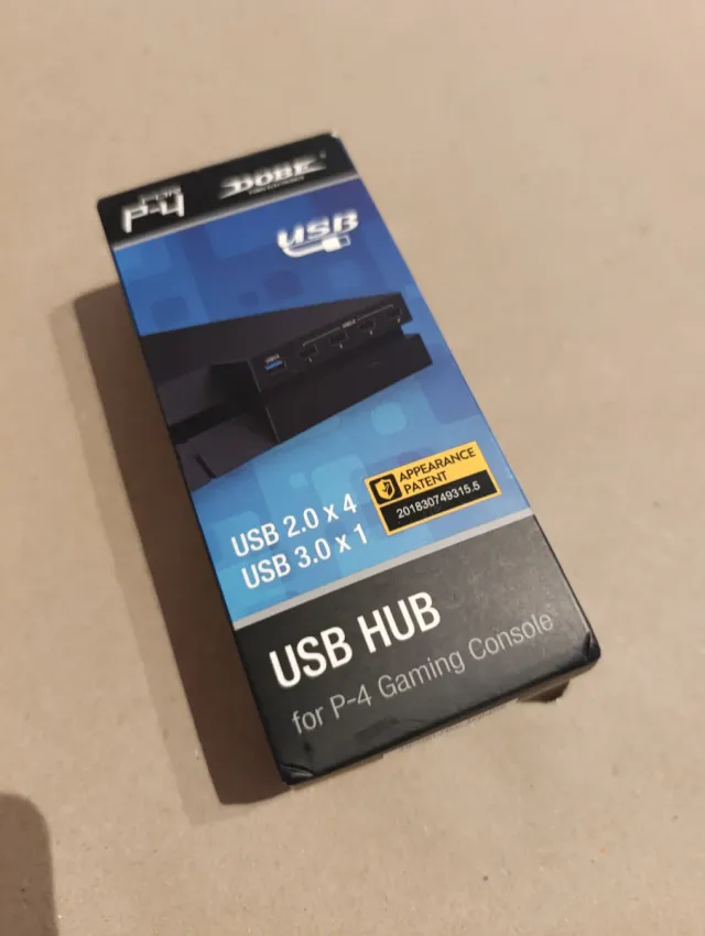 Docking PS4 Fat DOBE USB Hub Frontal