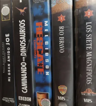 VHS varias Peliculas cintas video