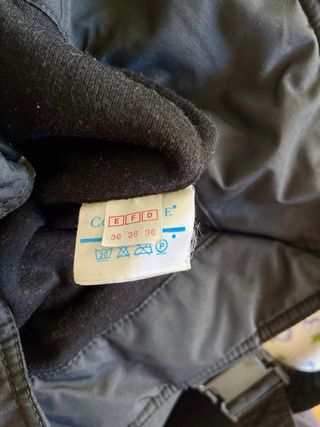 Pantalón de esquí mujer T.36 negro