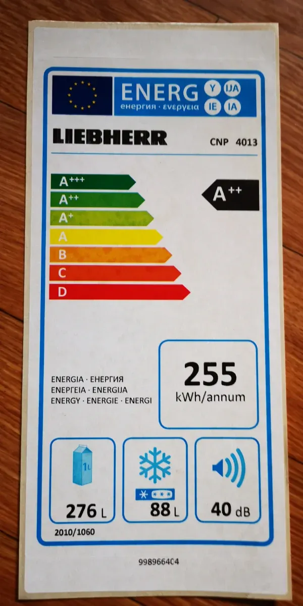 Balda doble vidrio Liebherr 4013
