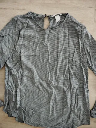 Blusa H&M Vichy Talla M