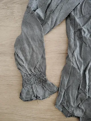 Blusa H&M Vichy Talla M