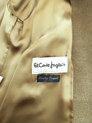 Abrigo Lana Virgen y seda 44