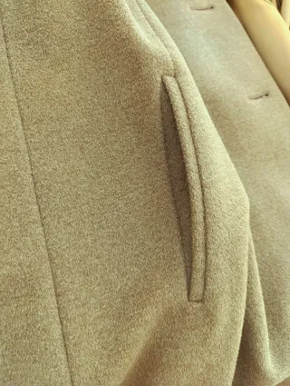 Abrigo Lana Virgen y seda 44