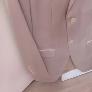 Americana hombre beige/dorada