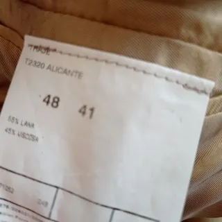 Americana hombre beige/dorada