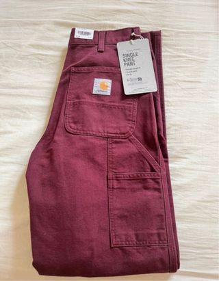 Pantalón Carhartt Vino Talla W 28 L 32