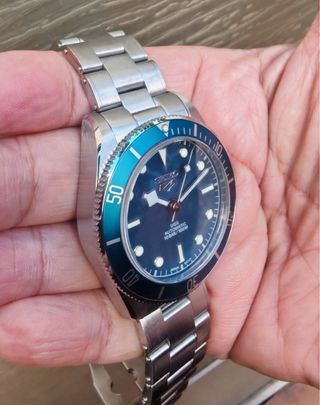 Reloj Seiko Mod Black Bay 42mm Azul
