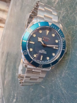 Reloj Seiko Mod Black Bay 42mm Azul