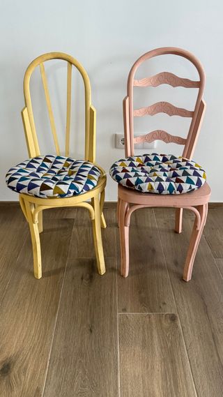 Confezione di 2 sedie con cuscini