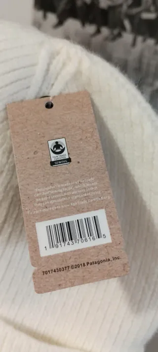 Oferta Gorro Patagonia Blanco Lana