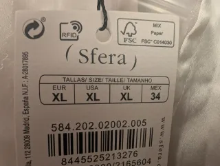 Blusa Sfera Blanca Talla XL