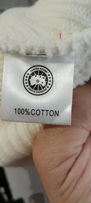 Oferta Gorro Canada Goose Blanco Lana