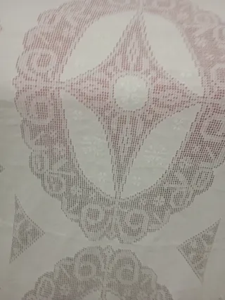 Mantel bordado a mano Lagartera 2,90 x 175