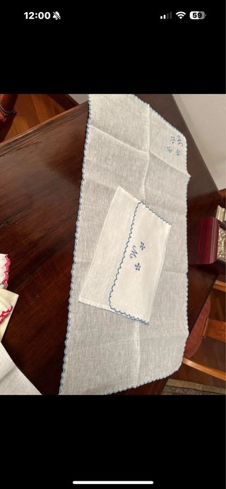 Tovaglietta con busta porta tovaglietta