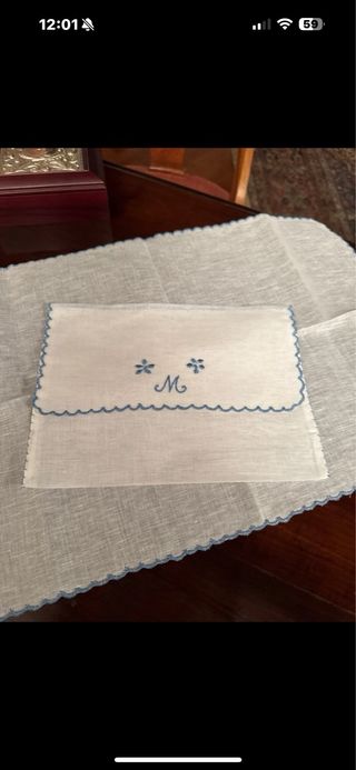 Tovaglietta con busta porta tovaglietta