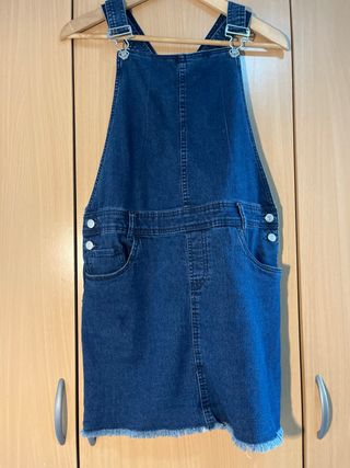 Pichi vaquero denim azul – Corte recto