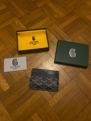 Portacarte Goyard blu