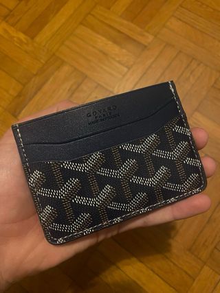 Portacarte Goyard blu