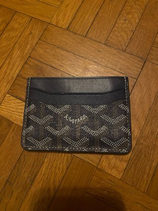 Portacarte Goyard blu