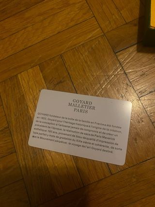 Portacarte Goyard blu