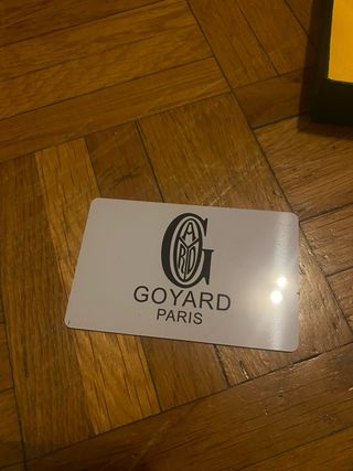 Portacarte Goyard blu