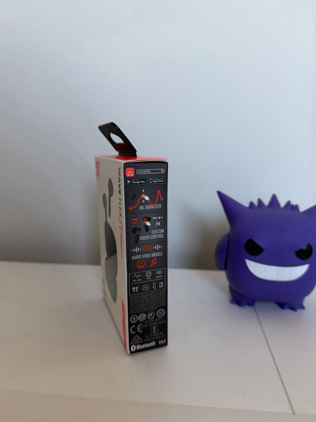 Fones de Ouvido Sem Fio JBL Wave Flex Pretos