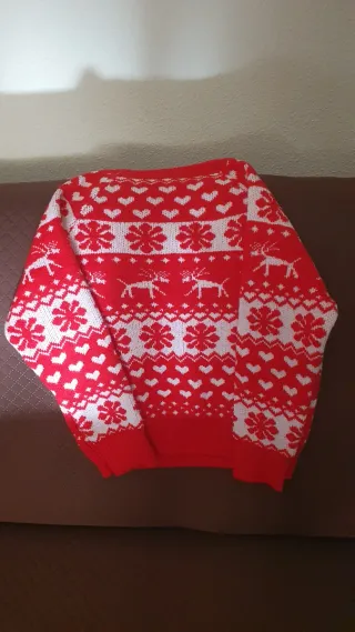 Jersey Navideño Rojo y Blanco