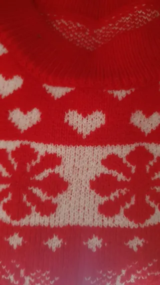 Jersey Navideño Rojo y Blanco