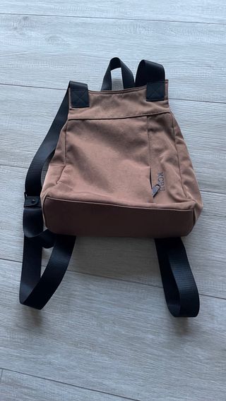 Mochila pequeña KCB Maze Antirrobo Marrón