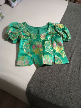 Tela falda de fallera. Muy buen estado