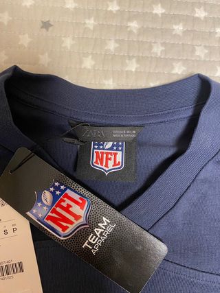 Camiseta Zara NFL Patriots Talla M