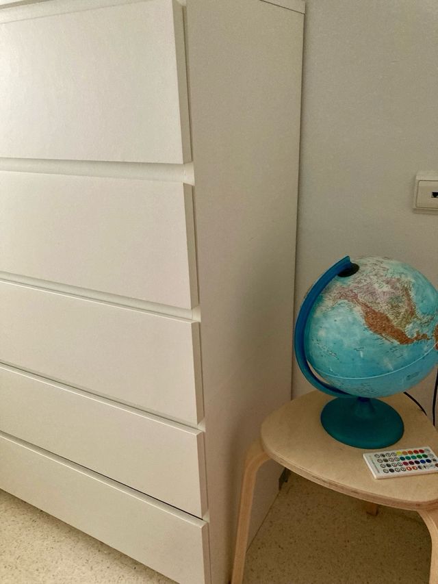 Comoda MALM Ikea 6 cassetti bianca