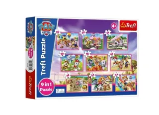 Puzzle 9 en 1 Patrulla Canina Trefl