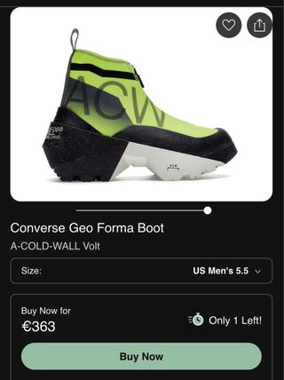 Converse x A Cold Wall Zapatillas  A ESTRENAR !