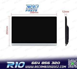 PANTALLA REPOSACABEZAS MULTIMEDIA DE 13,3 "