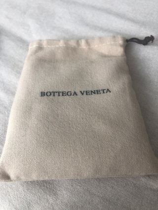 Billetera Bottega Veneta Negra Tejida