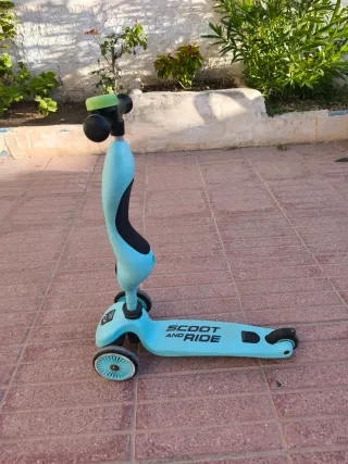 Patinete 2 en 1 azul (1-5 años)