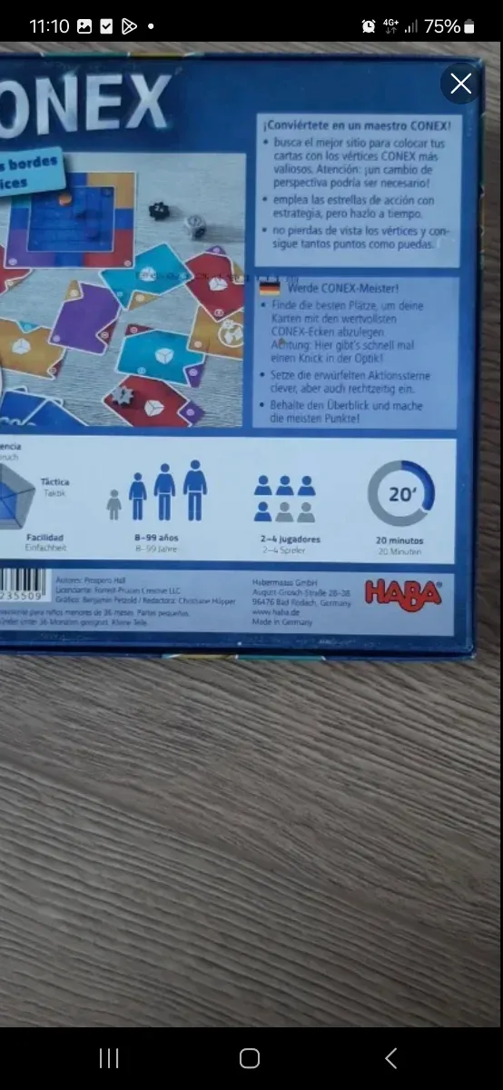 Juego de mesa CONEX HABA